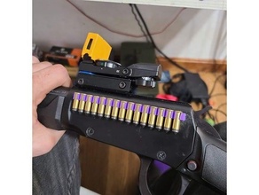 22lr tüfek klips şerit ambar 15 mermi Kulp destek 3d print model - Mito3D