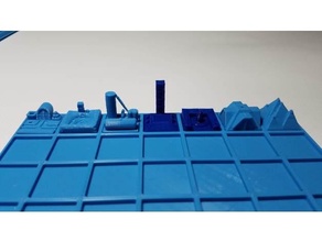 profundo espacio tablero juego 3d print model - Mito3D