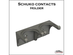 schuko contact holder jula adapter 3d print model - Mito3D