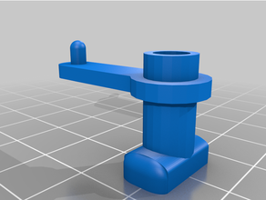 rideau rail agrafe 3d print model - Mito3D