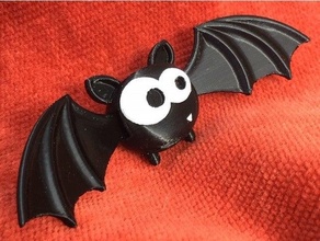 batty bat flappy halloween silly toy wings 3d print model - Mito3D