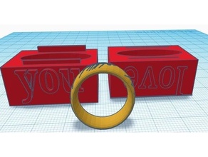 Ring Fall Mantel begrenzt 3d print model - Mito3D