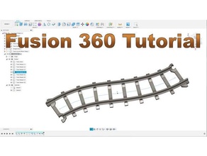 pista tutorial os railway completamente 3d printable ferrocarril fusión 360 modelo Osrailway 3d print model - Mito3D