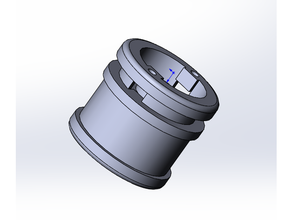nerf éclat piston blaster 3d print model - Mito3D
