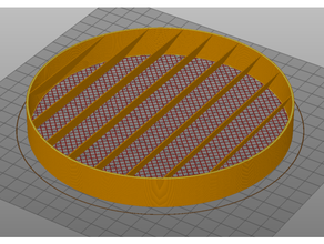 tuyau évent palmes grille ventilation 3d print model - Mito3D