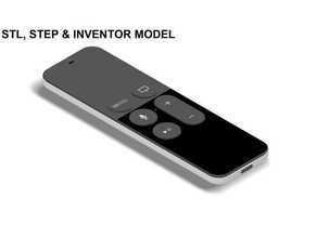 apple tv remote - model 3d print model - Mito3D