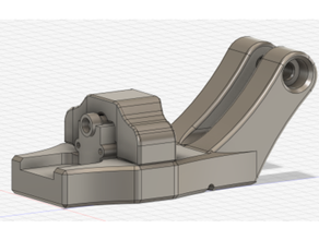 geeetech a10 filament sensor mount guide fillament holder upgrade 3d print model - Mito3D