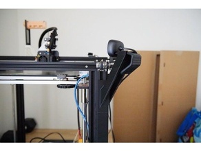 simple webcamera holder extrusion mounted ender 5 octoprint cam camera webcam mount 3d print model - Mito3D