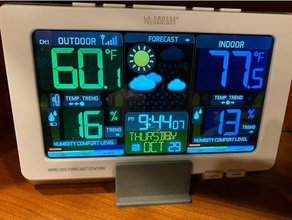 la crosse weather station stand 3d print model - Mito3D