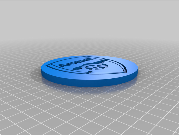 arsenal fc portavasos logo productos bebida beber Londres 3D print model - Mito3D