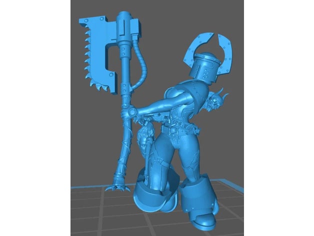 khorne 39 Krieg Hure 4 3D print model - Mito3D
