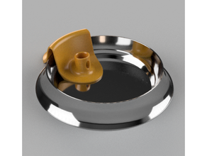 water-bowl soda-bottle stand cats dogs soda bottle waterbowl 3d print model - Mito3D