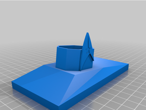 stand 4 tos phaser 3d print model - Mito3D