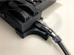 Prusa Mini Leistung Stecker Stress Linderung liefern montieren Prusamini psu Kabelbinder 3d print model - Mito3D