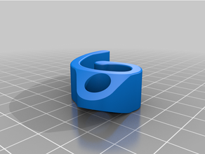 frisbee clip improved 3d print model - Mito3D
