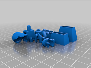 Lego Hanım etek ölçülü yuva araba slotcar 3d print model - Mito3D