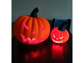 halloween pumpkin light decoration 3d print model - Mito3D