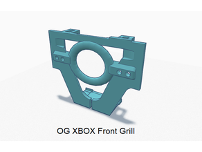og xbox grill - custom replacement panel original mod 3d print model - Mito3D