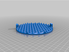 poliüretan karakterli servis tabağı pürüzsüz 3d print model - Mito3D
