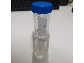 single 50ml centrifuge tube holder biochemistry biology chemistry lifescience molecular science wet 3d print model - Mito3D
