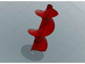 suciedad perforar m10 roscado varilla 3d print model - Mito3D