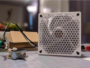 pc ventilateur grille 120mm gril garde 3d print model - Mito3D