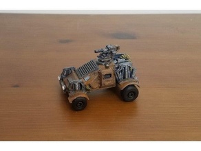 factorio coche vehiculo ordenado ciencia ficción 3d print model - Mito3D