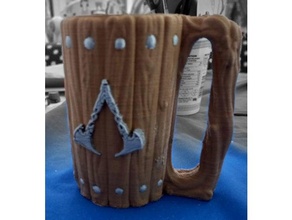 valhalla holder drink viking 3d print model - Mito3D