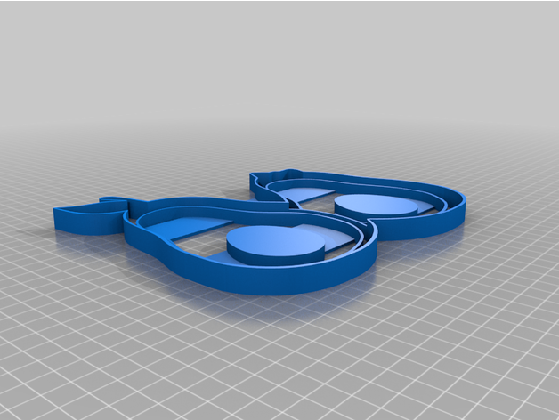 Avocat biscuit coupeur cuisinier 3D print model - Mito3D