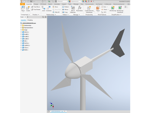 turbina eolica peque 3d print model - Mito3D
