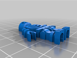 lego like esqueleto minifig 1 peça fácil impressão suporte 3d print model - Mito3D