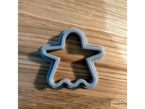 ghost cookie cutter biscuit children cookiecutter stamp cucina diy dolci halloween decoration scary kitchen tool utensils panic science-festival sweet sweets tagliabiscotti tools 3d print model - Mito3D