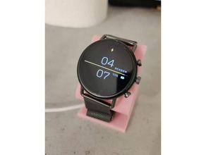 smartwatch charging stand skagen falster 2 dock falster2 fossil 3d print model - Mito3D
