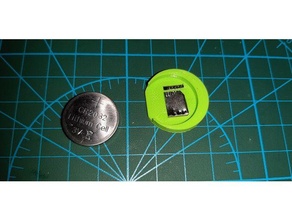 cr2032 cr2450 adaptador batería célula moneda 3d print model - Mito3D