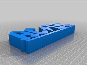 acdc Logo Stand 3d print model - Mito3D