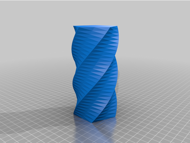 torção caixa cofrinho concêntrico concentrica modo vaso porquinho banco scatola torcido espirala 3D print model - Mito3D