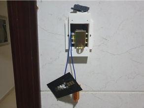 uk socket adapter ring video doorbell 1st gen 3d print model - Mito3D