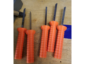 jigsaw blade pumpkin carving handle 3d print model - Mito3D