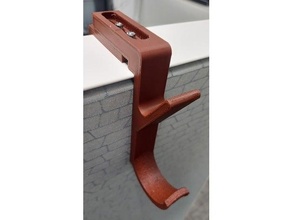 cubicle hook 3 inch wall 3d print model - Mito3D