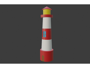 simple lighthouse blender easy print easy print lighthouse lighthouse simple simple toy toys