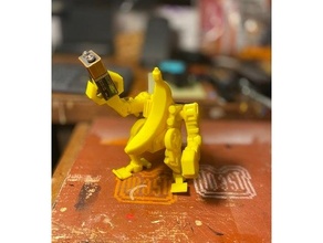 banana mech 3d print model - Mito3D