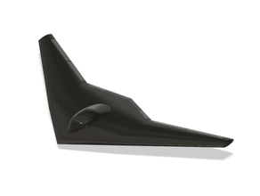 basit Uçan göz uçak Lockheed Martin destek rc nöbetçi oyuncak araç 3d print model - Mito3D