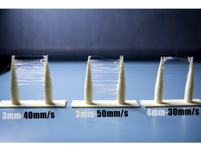 rápido retração teste calibração crialidade impressora retraction test 3d print model - Mito3D