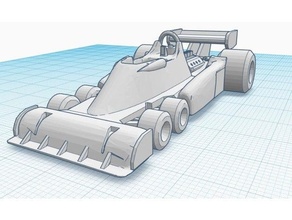 1976 tyrell p34 - toy version stronger 3d print model - Mito3D