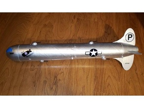 b 29 temalı pringles roket 3d print model - Mito3D