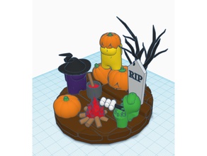 us Halloween 3d print model - Mito3D