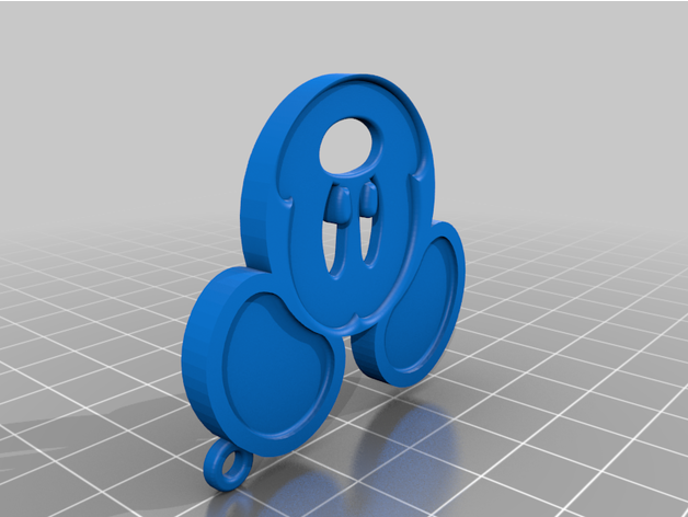 Topolino topo portachiavi 3D print model - Mito3D