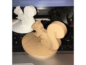 smartphone stand squirrel 3d print model - Mito3D