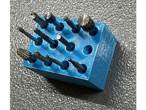 dremel tools holder magnetic case 3d print model - Mito3D