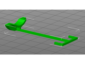 appendere clip proiettile polli scherma gallina galline gancio 3d print model - Mito3D